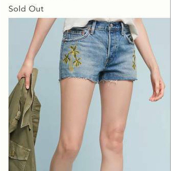 Levi’s 501 red tag embroidered shirts - Picture 1 of 5